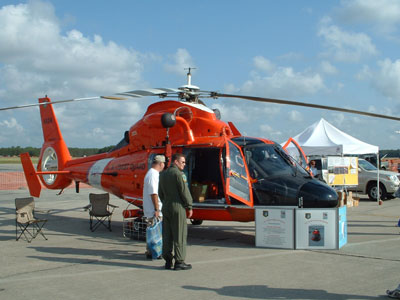 Coast Guard rescue chopper